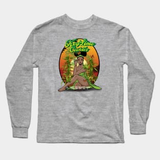 Key Lime Cookies Cannabis Strain Art Long Sleeve T-Shirt